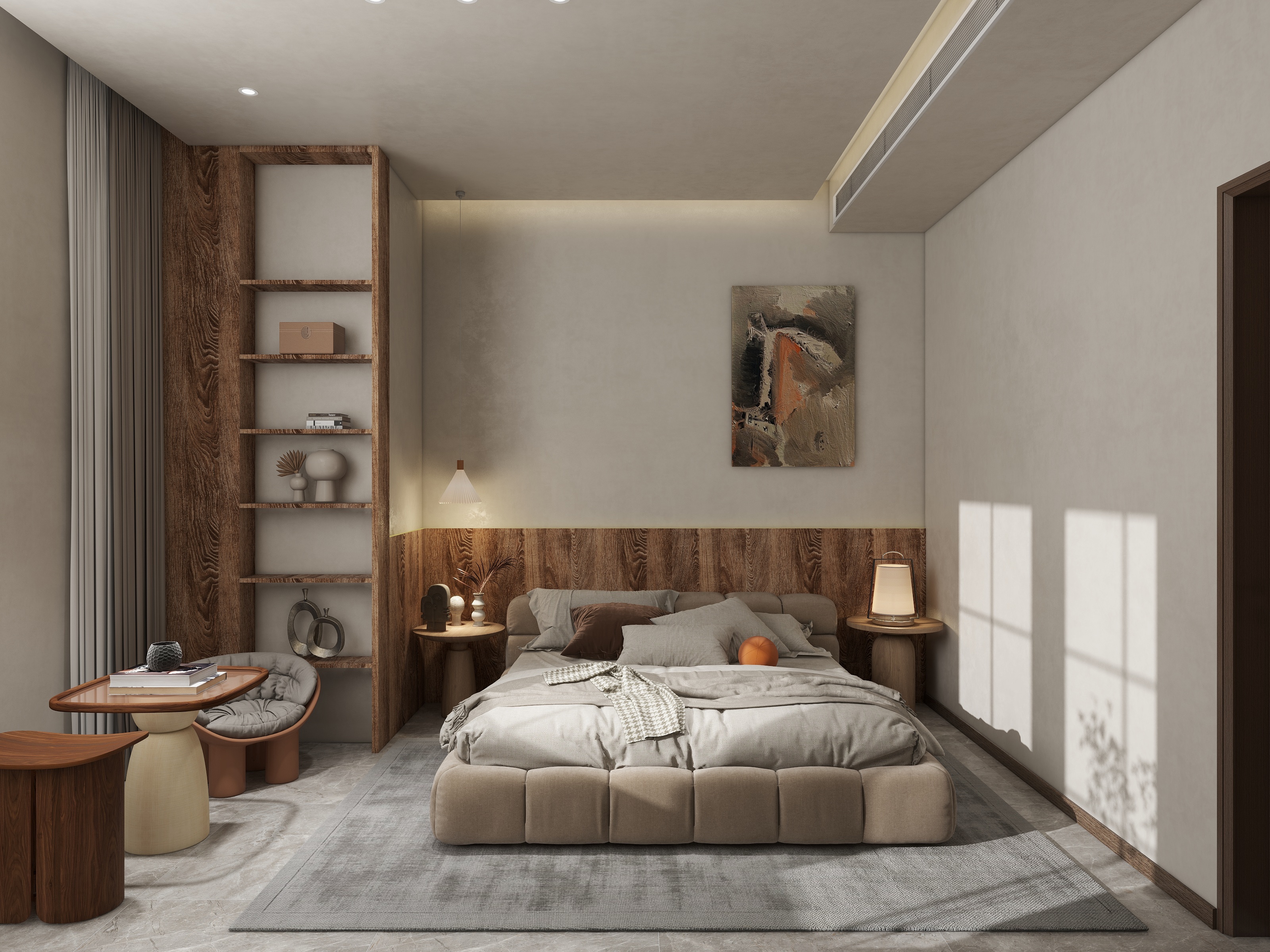 两碗.-民宿客房装修效果图