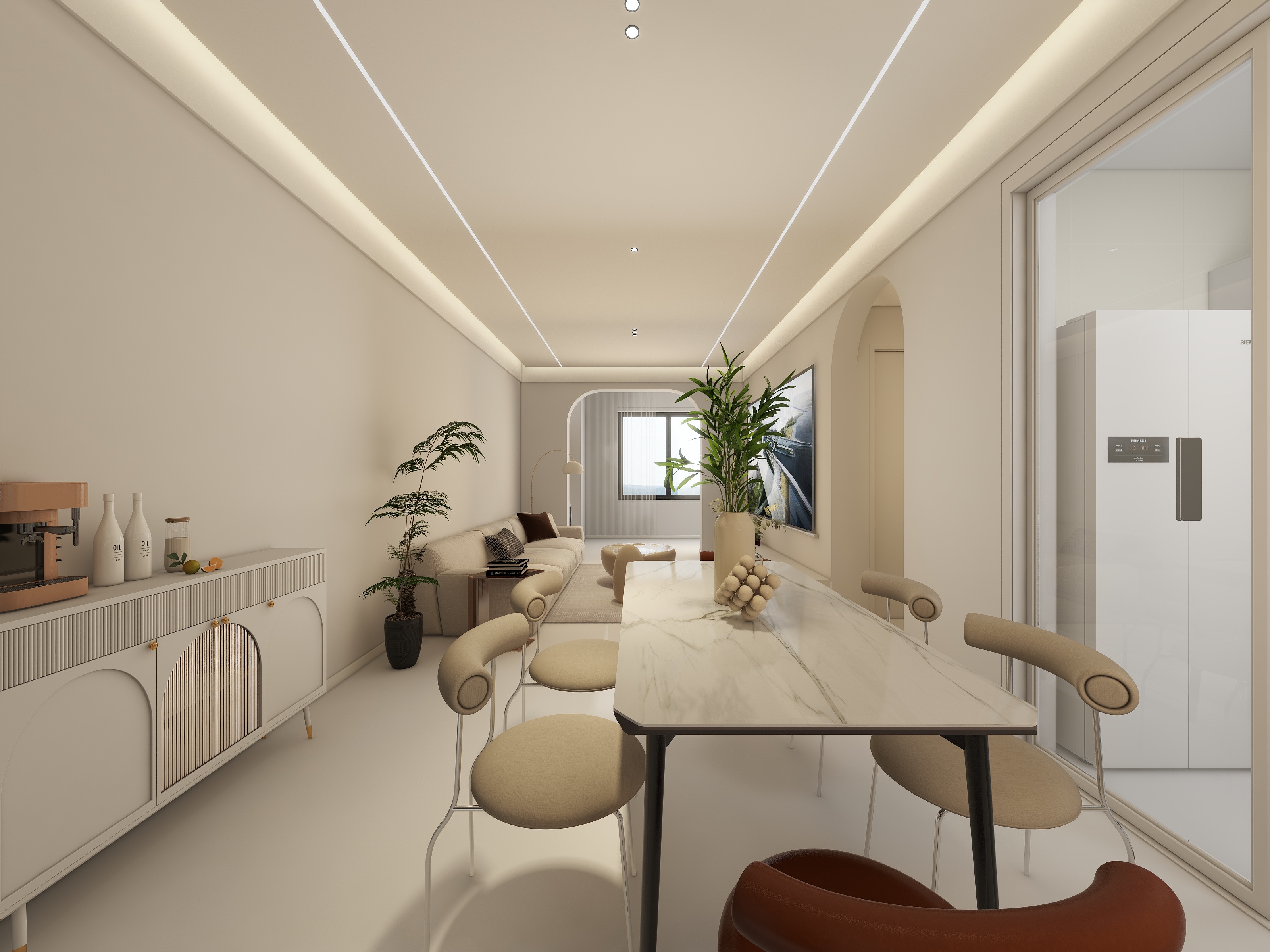 空间设计石-高新云璟奶油风-装修设计方案