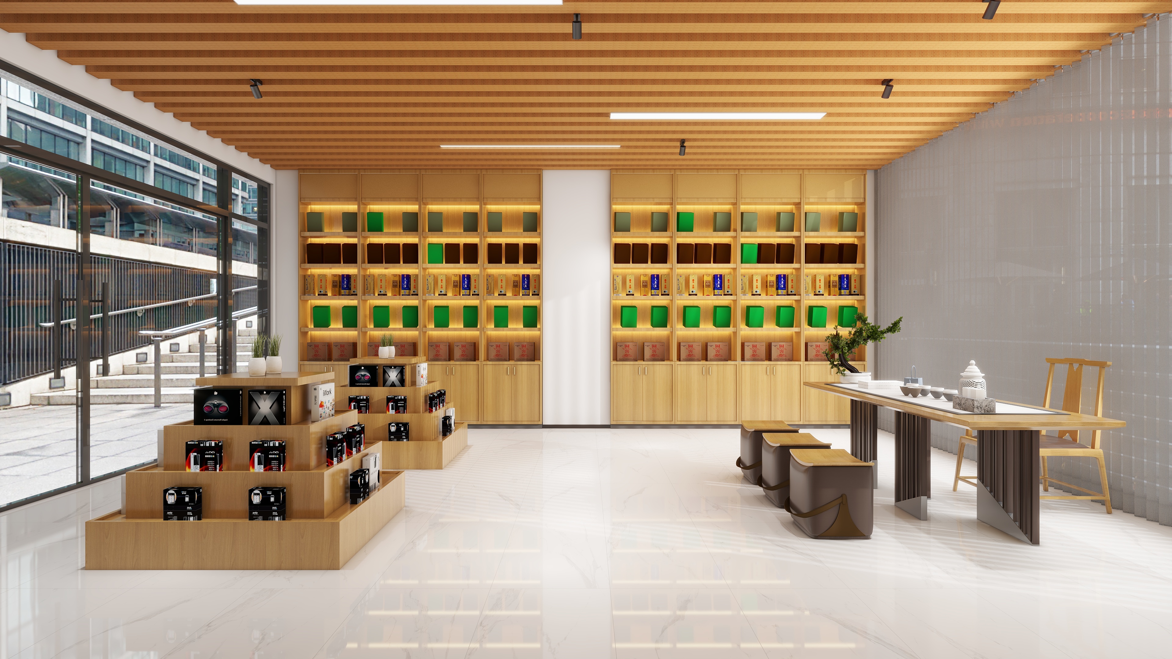 博美m-核桃坊展厅08.09-副本-装修设计方案