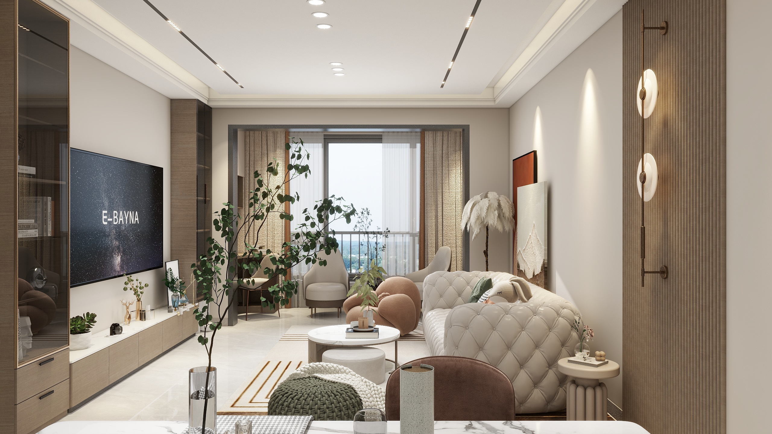 星维设计工作室-天心苑现代130m²-装修设计方案