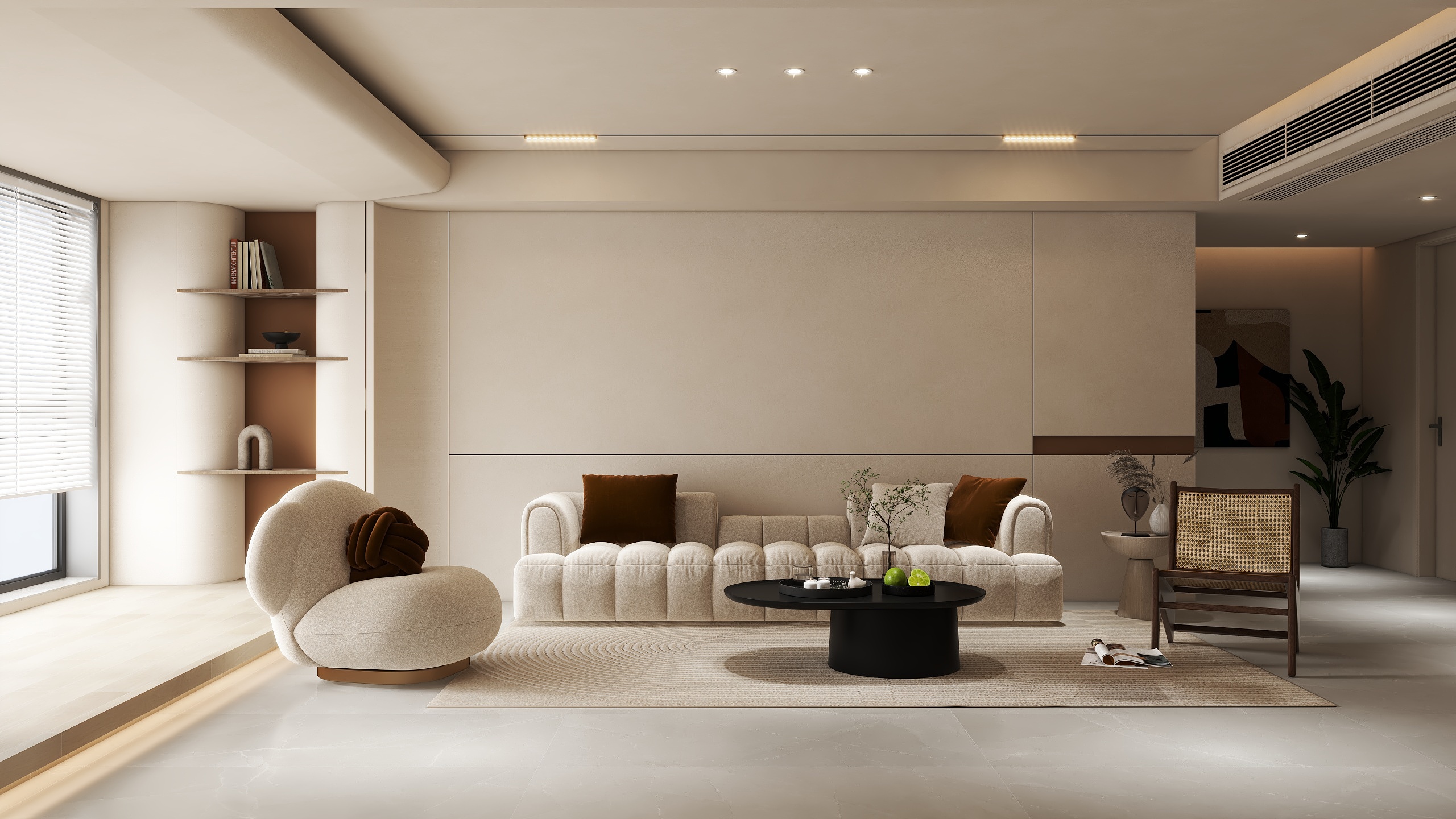 浣艺木语-黄龙万科中心50㎡-装修设计方案