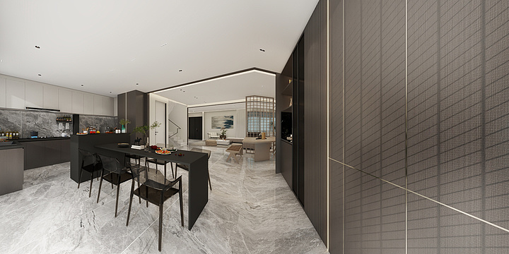 歓嬉-【歓嬉】-铂悦公馆-四层别墅效果-装修设计方案