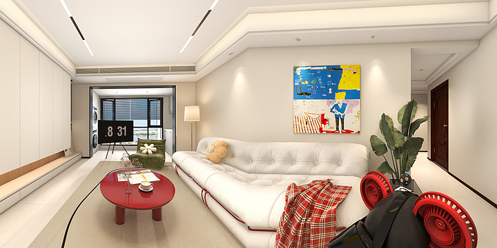 小乔呀-中海地产17栋602-装修设计方案