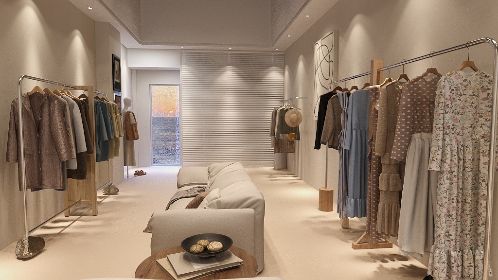 巴啦喇-女装店-装修设计方案