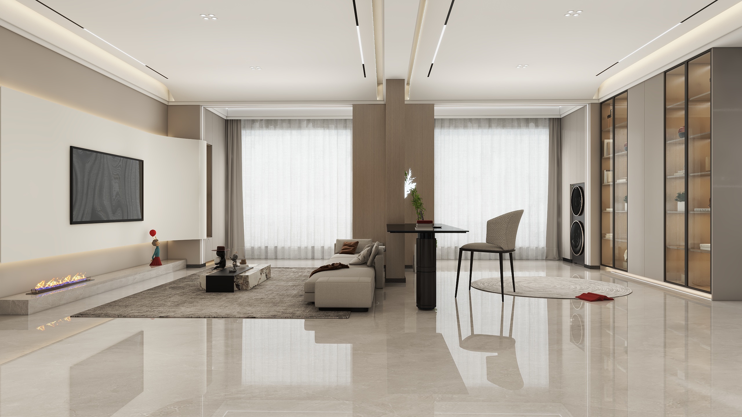 北方的牧人-西郊两间打通-装修设计方案