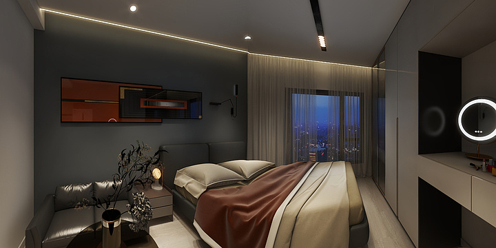 CX室内设计-公寓案例分享-装修设计方案