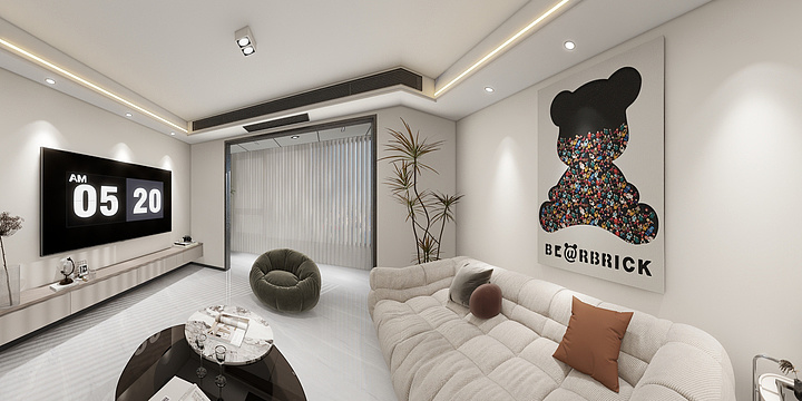 整装设计师嬌嬌-西安客户自住-装修设计方案