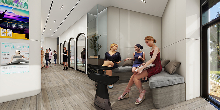 honey_design-瑜伽馆-装修设计方案