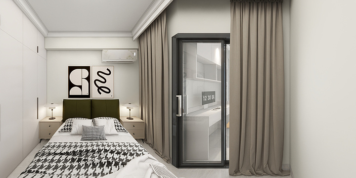 殷玉瑶-旗滨玖玺5-3003效果图-8.17-装修设计方案