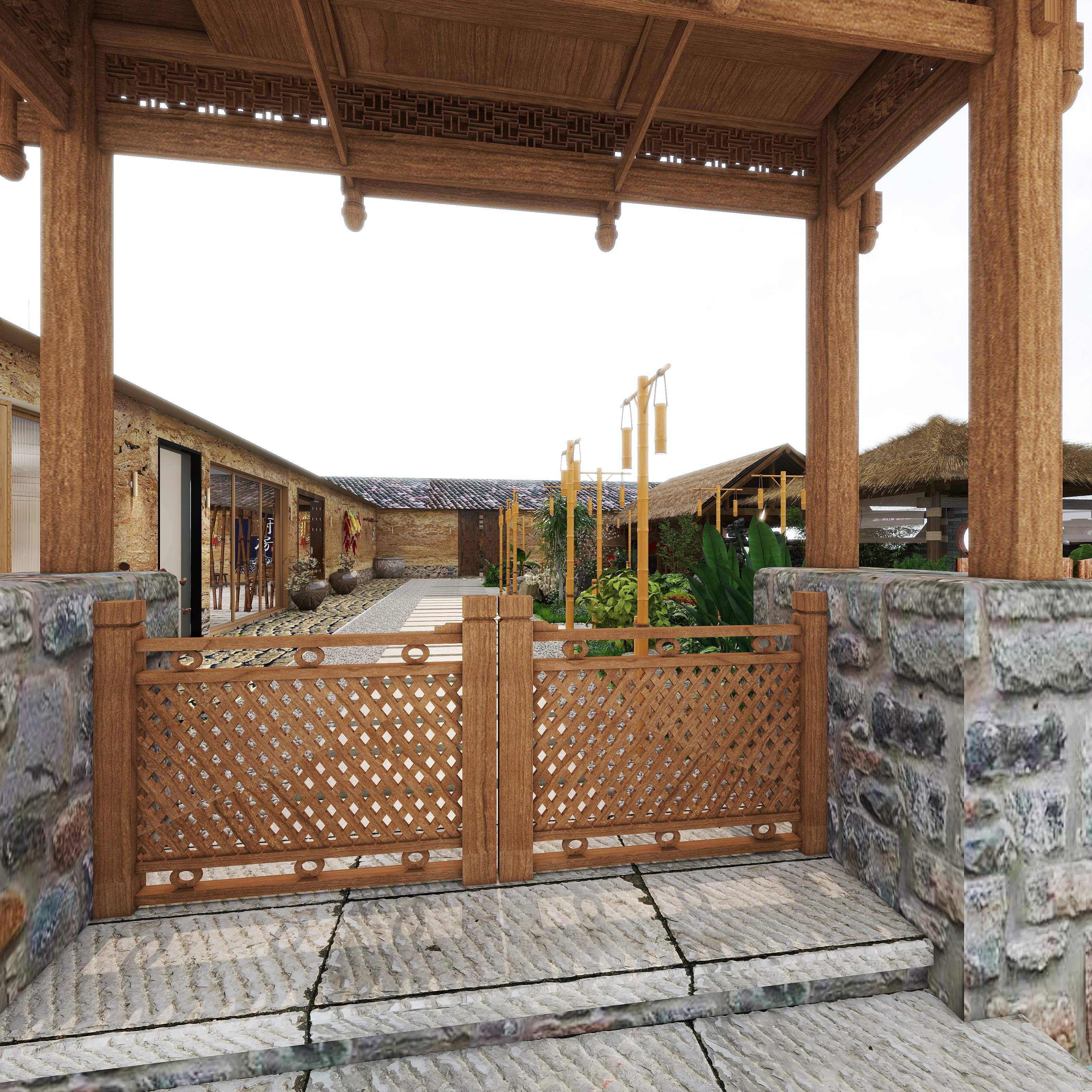 烟雨落江南-瑞枫山居    设计师韦**    -装修设计方案