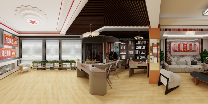 麟山云峰-车仁乡会客厅-222-装修设计方案