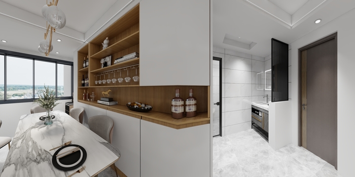 叶挺设计-大家园D区132#401XG-装修设计方案