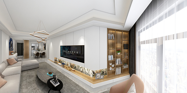 壹支可爱多-关 简约118平-装修设计方案