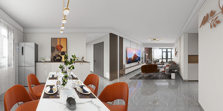 设计师阿辛-状元里7-1-701-装修设计方案