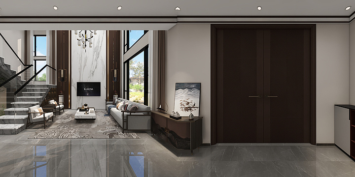 设计师丶管博-复式-装修设计方案