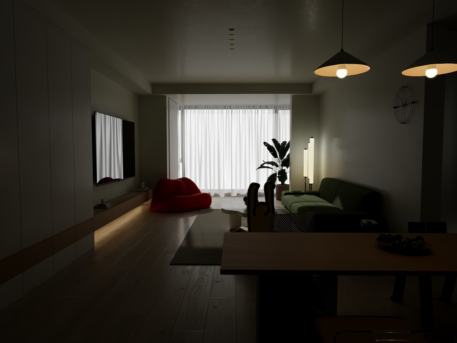 橘子海边-现代极简方案-装修设计方案