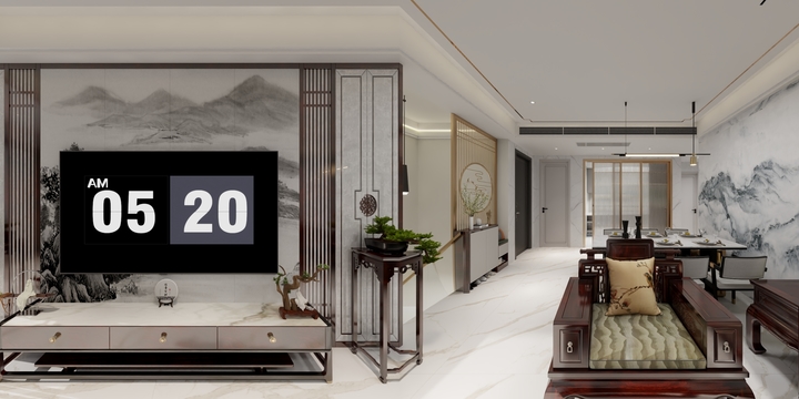 方寸间全案设计工作室-3d凯悦华府8-2-101-副本86-装修设计方案