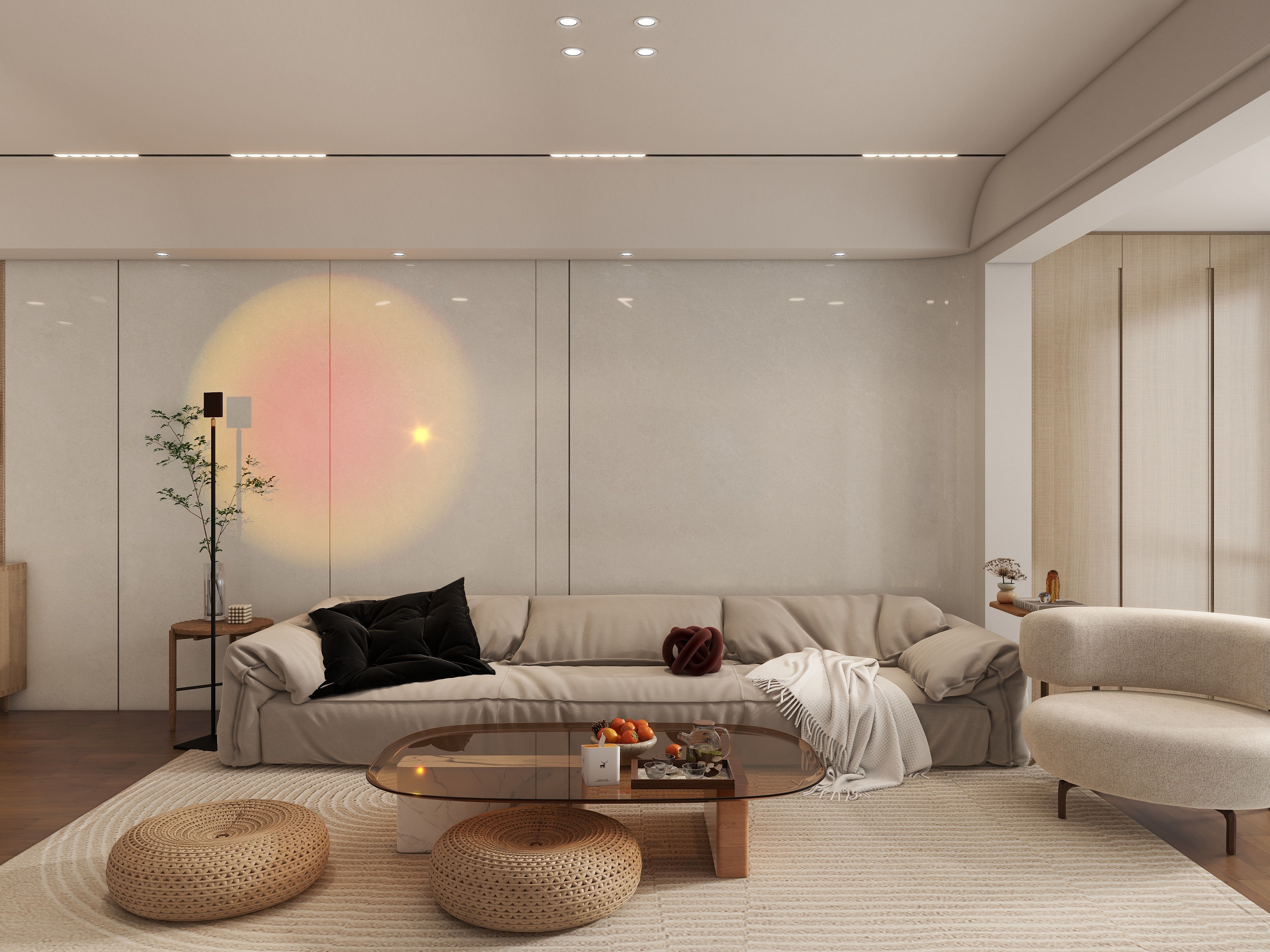 言色设计Lane-（混搭<日式、现代原木>）——鬓影-装修设计方案