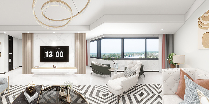 Empress旧瘾-越秀麓端府125平-装修设计方案