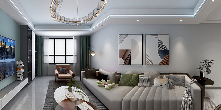 小庞庞喃-中央公园11-2-6号四房-装修设计方案