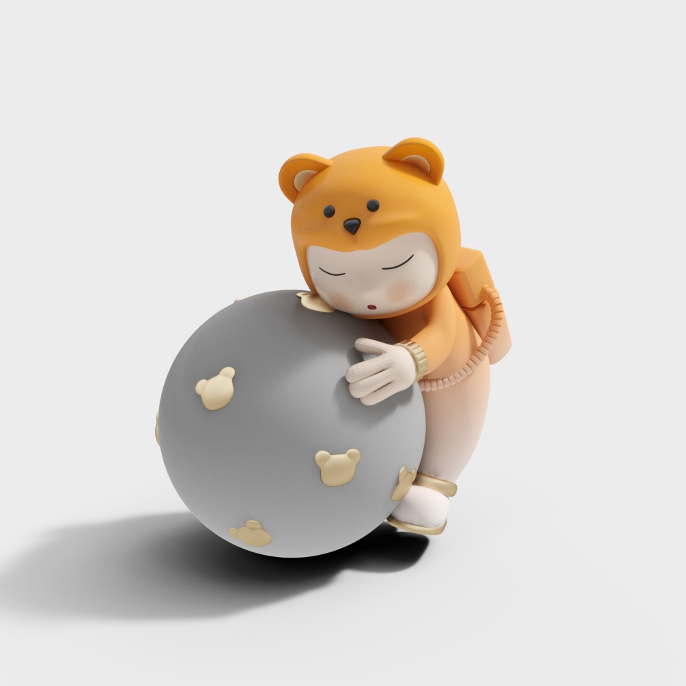 太空人雕塑摆件