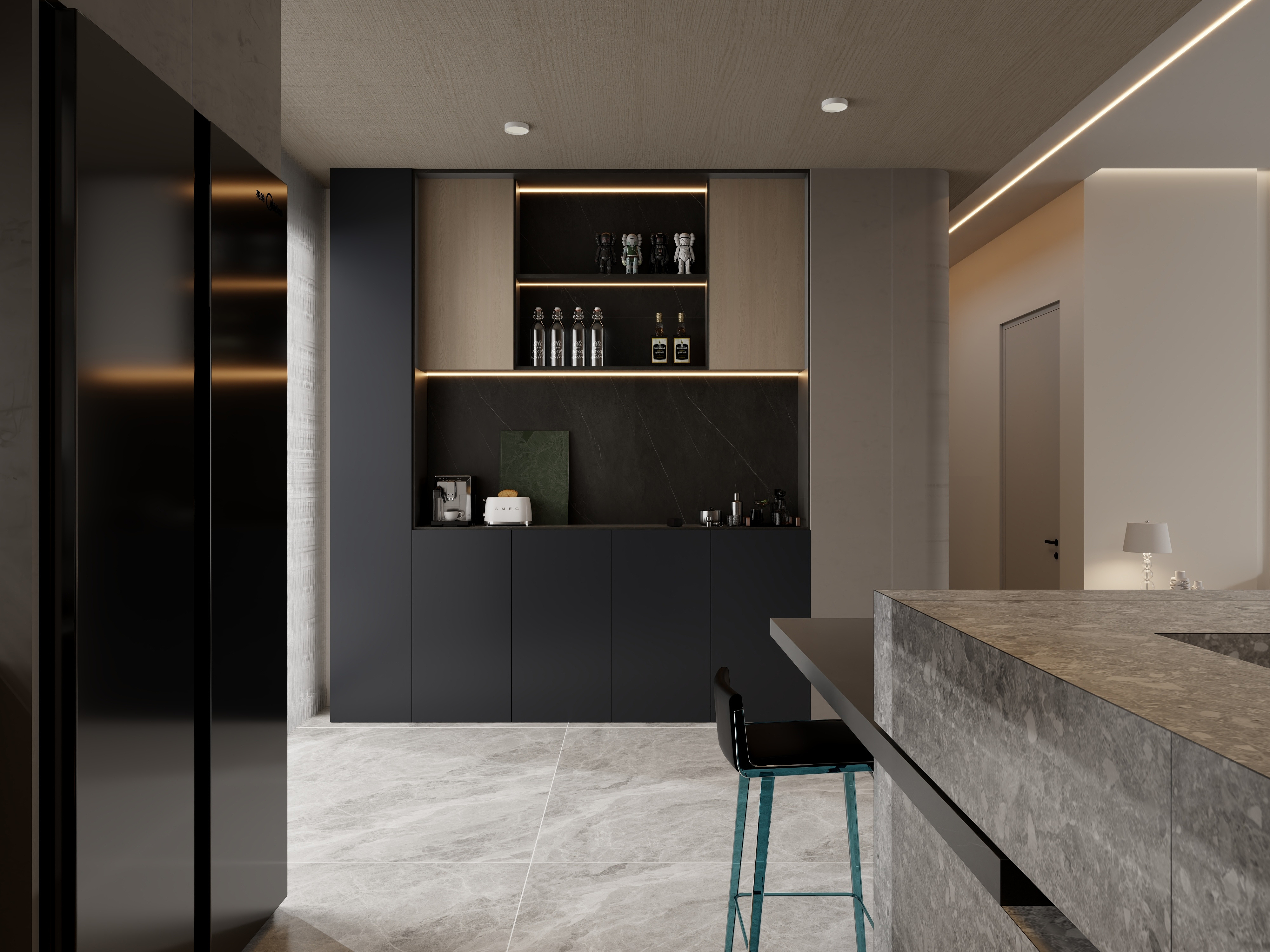 Nature造物室内设计-现代简约119㎡3室-装修设计方案