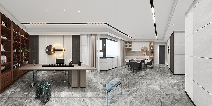 南昌盛福丁午-2023.8.13陈总别墅一楼-装修设计方案