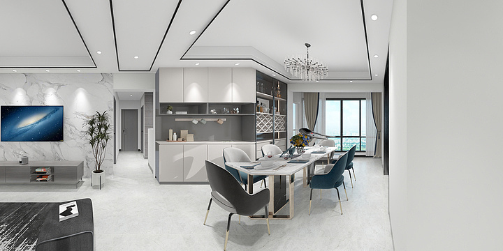 四季云端-简豪装饰-帝景--钟府-装修设计方案