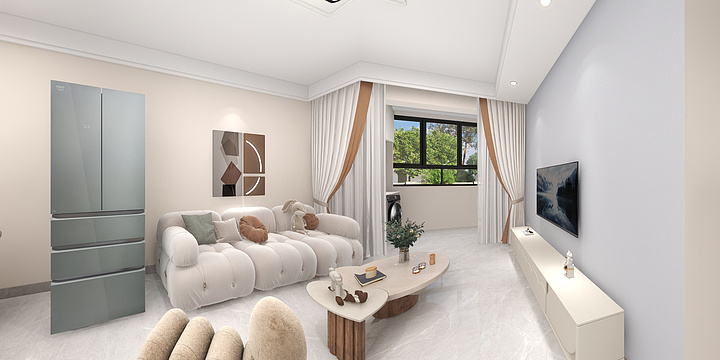 耿文倩-孔雀城H区21-604  89m -装修设计方案