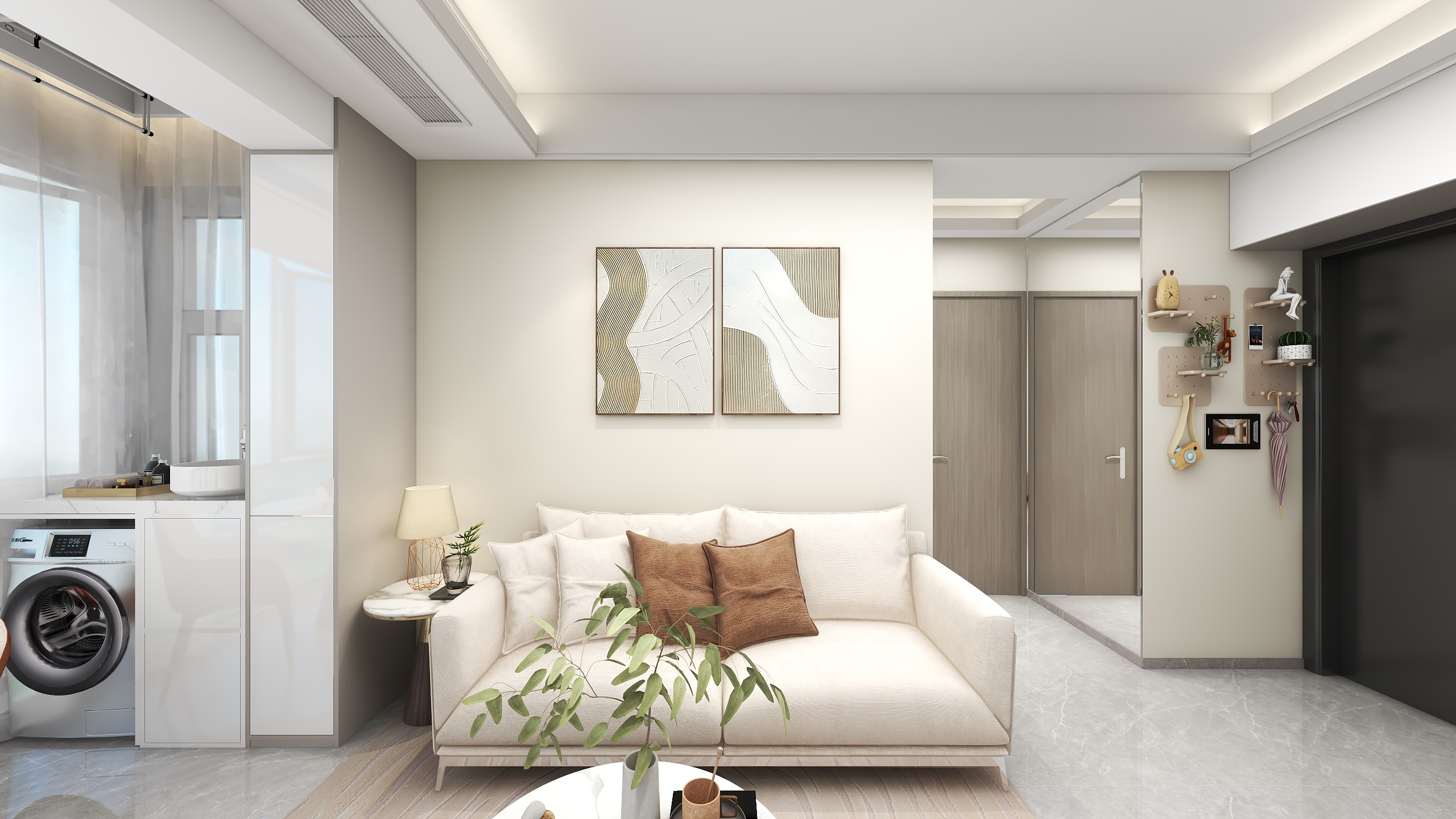 设计似空-壹城中心41㎡2室-装修设计方案