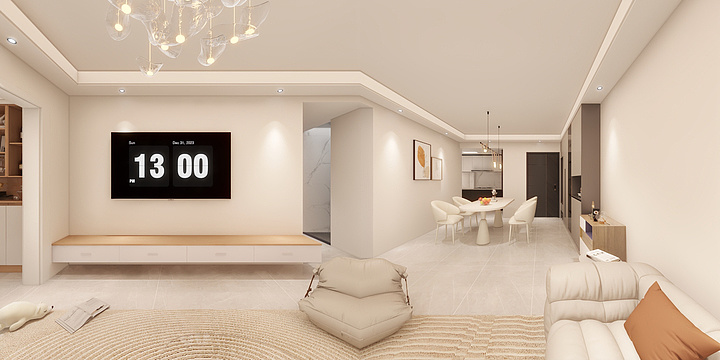 瑰狐-时光澜庭16-803.dwg-装修设计方案