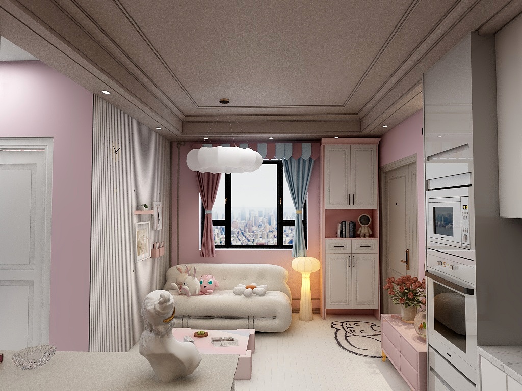 尤耳-原来小空间也能实现芭比梦-装修设计方案