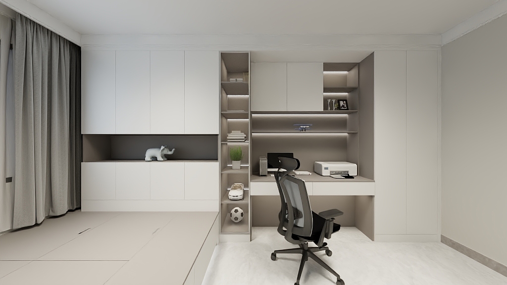 付雪先森-19㎡1室-装修设计方案