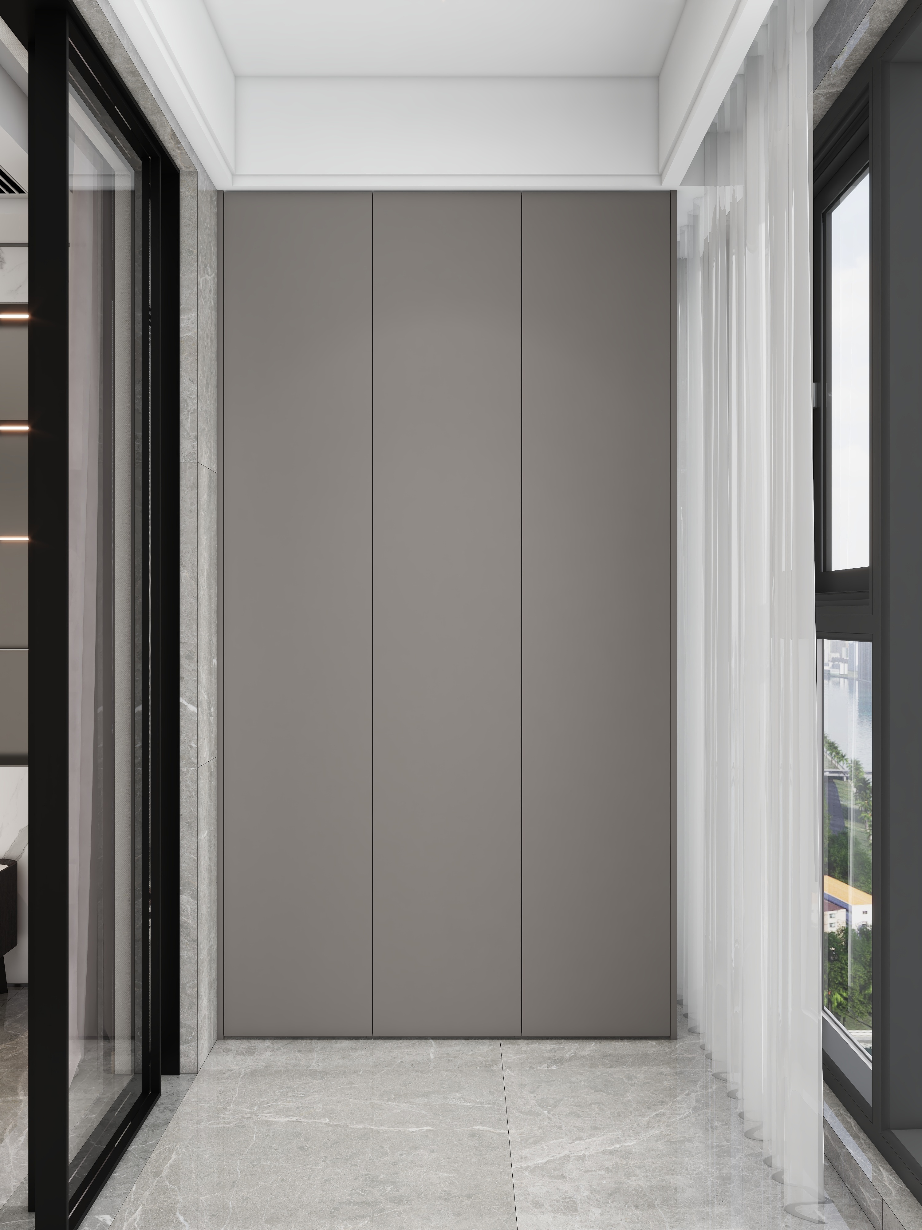 至简名设一钱春-140平精装修现代风格三居室【春】装修效果图