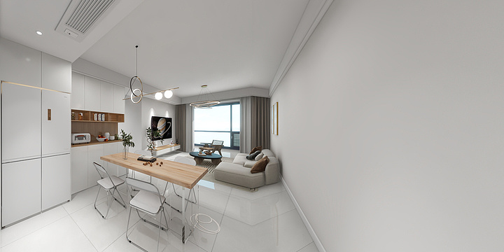 美女姜的姜-中央华府3房2厅1厨1卫-装修设计方案