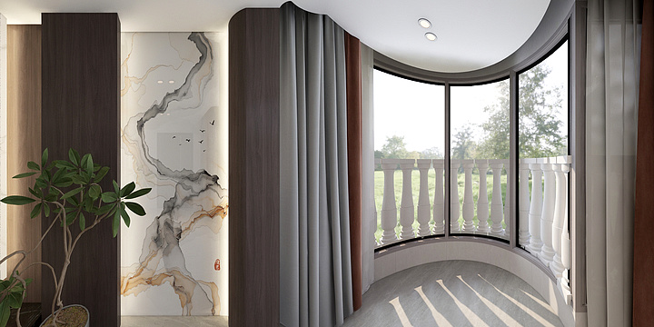 美吉尔设计-御江南-新中式-装修设计方案