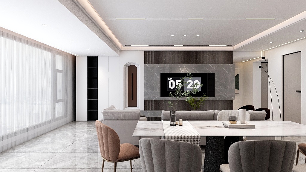 知秋丶Desing-中鼎5264-装修设计方案