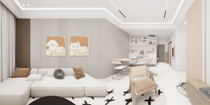 张小盒aMpS-海德公园81㎡3室-装修设计方案