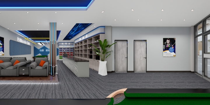 艺拓设计工作室-台球厅修改版-副本-装修设计方案