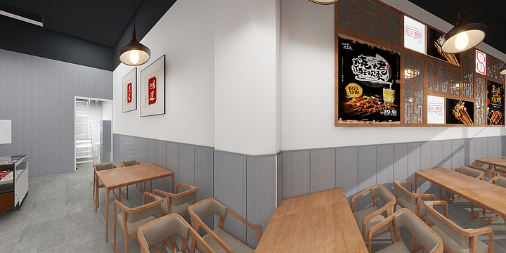 LHYDesign-烧烤店-装修设计方案