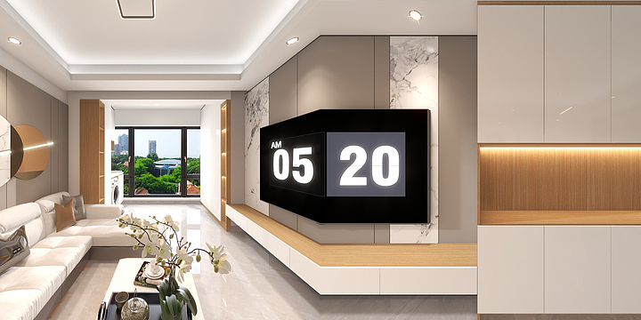 希曼迪装饰空间事务所设计师-曾工-中熙珑湾2-D-1902（灯光样本）-装修设计方案