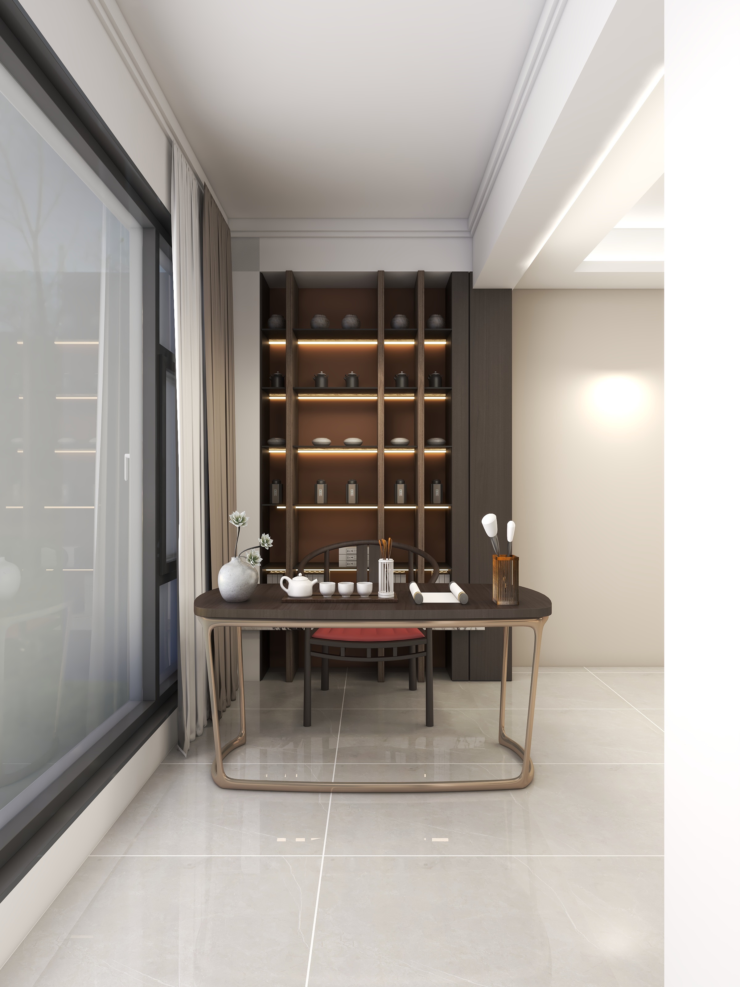 墨兰居全案设计-正弘中央公园-装修设计方案