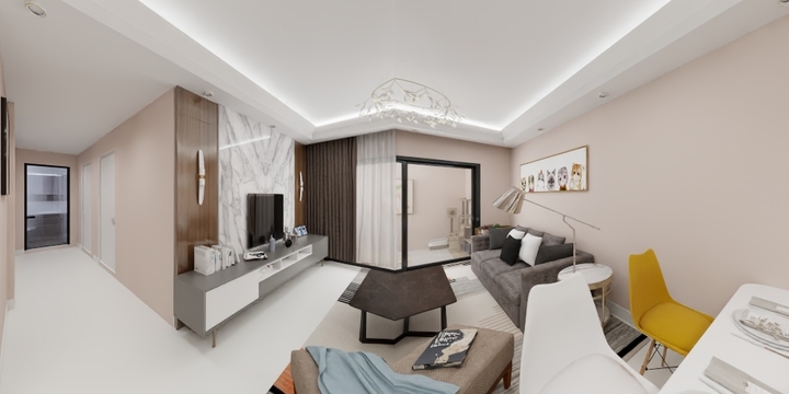 瞿小淋-海德公园81㎡3室-装修设计方案