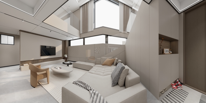 赣县法狮龙-复式效果图-肖总-装修设计方案