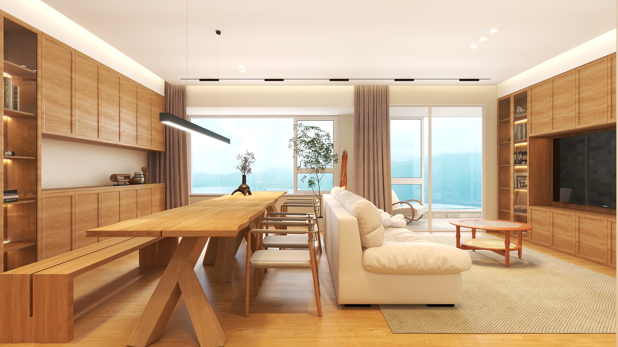 云杉空间设计师-117㎡2室装修效果图