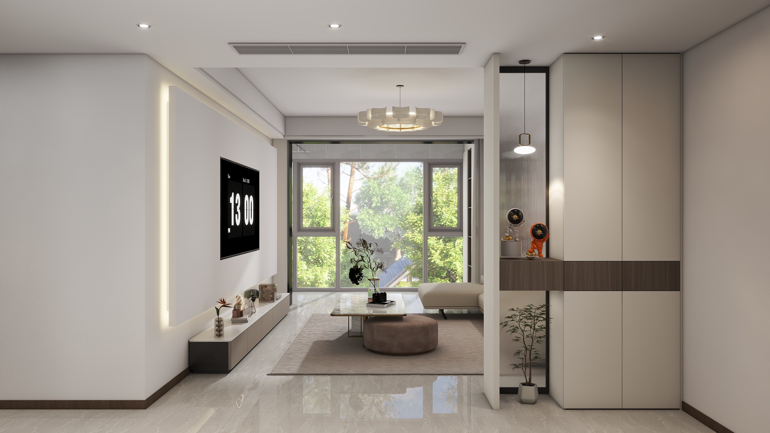 李15906121977-118㎡3室2厅2卫奶油风-装修设计方案