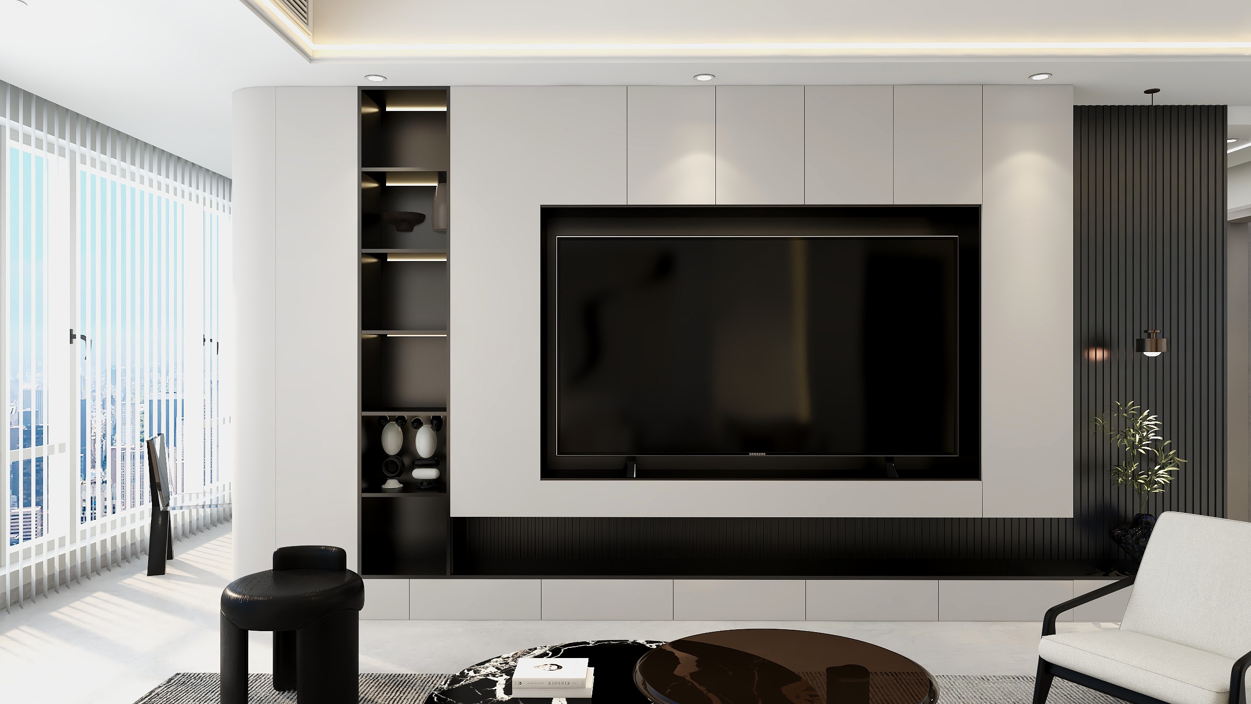 效果图希-时代城-装修设计方案