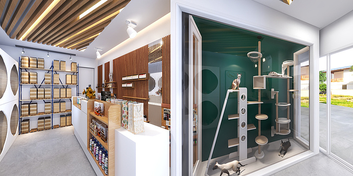 会设计的蜗牛-丹棱，猫舍-装修设计方案