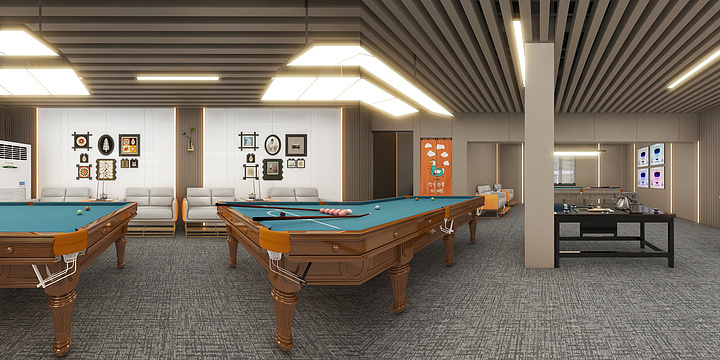 HG1-台球室-装修设计方案