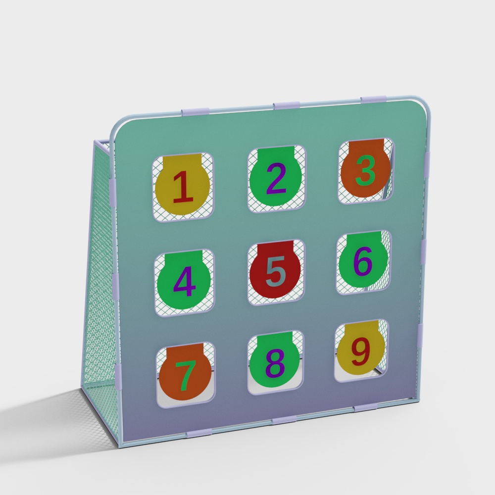 飞盘道具3D模型